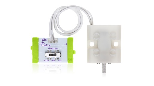 DC motor (tethered) front