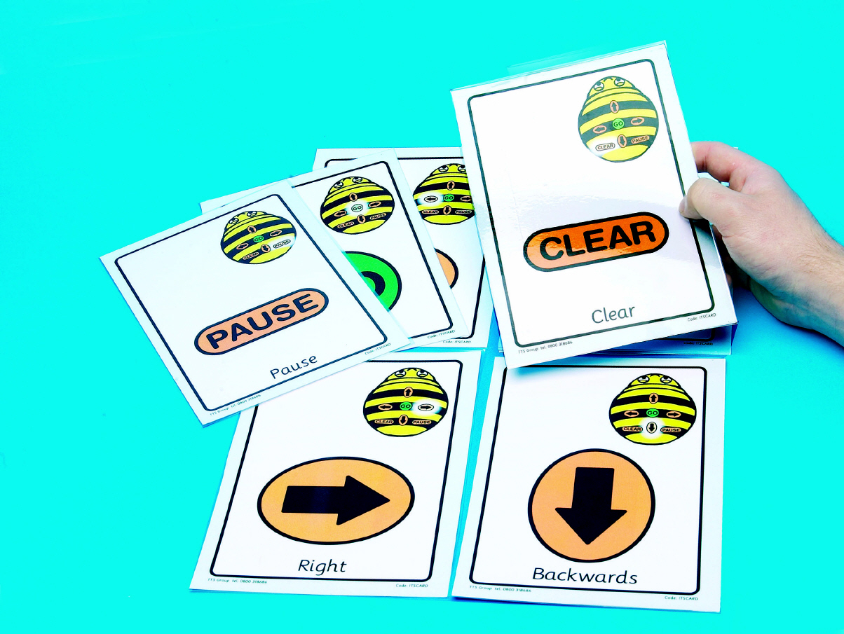 Riesige Bee-Bot Ablaufkarten