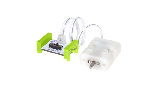 DC motor (tethered) side