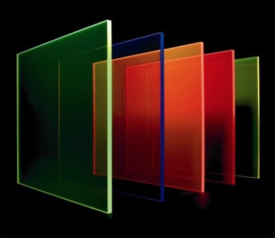 Fluorescent Perspex Sheet 3mm x 297mm x 210mm (A4) Bulk Pack