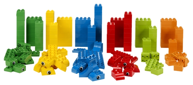 Mattoncini LEGO DUPLO mattoncini speciali colorati misti NOVITÀ Quantità  100x -  Italia
