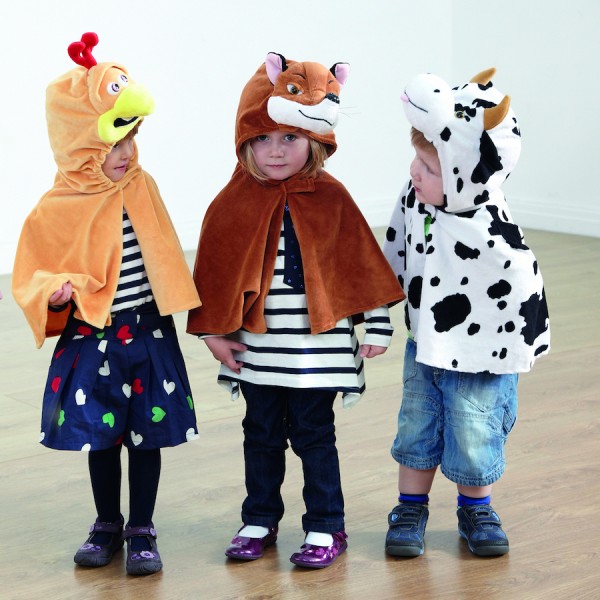 Role play Dressing Up Animal capes farmyard