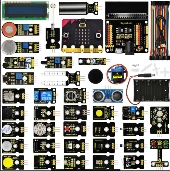 Keyestudio Micro Bit 37 in 1 Sensor Starter Kit With Micro:Bit Board