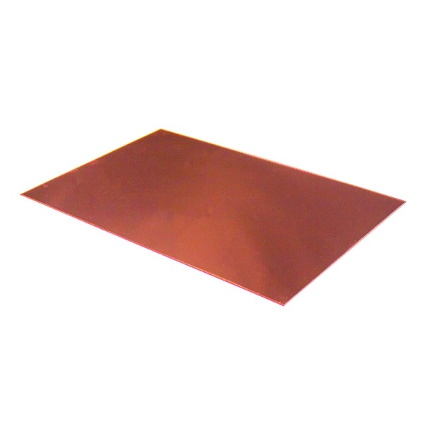 Lastra acrilica specchiata oro rosa 3 mm x 600 mm x 400 mm