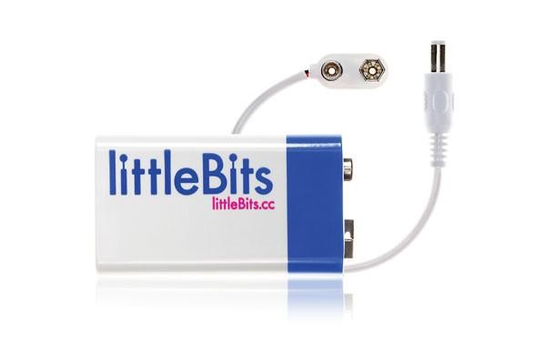 littleBits 9V Battery + Cable