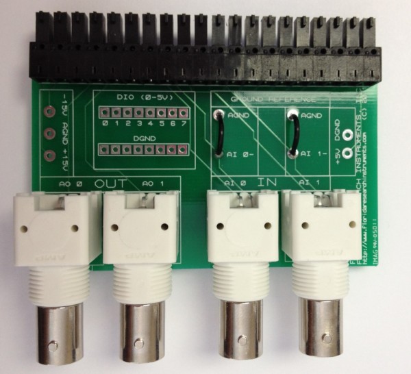 BNC adapter for myDAQ [FRI 2000-2]