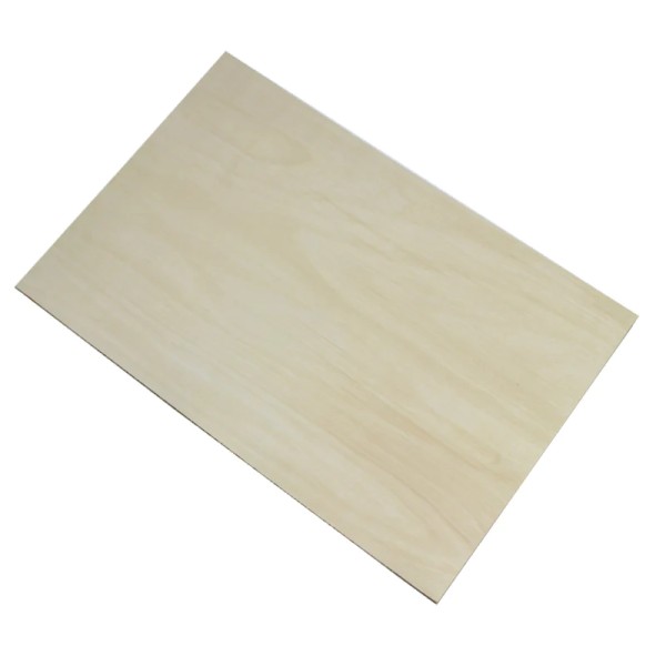 3mm Birch-Faced Veneered Plywood, 600mm x 400mm sheet