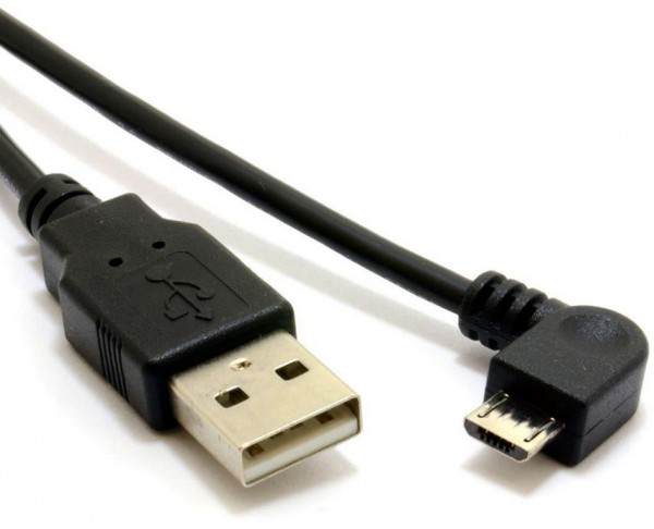 Right-Angled Micro-USB Cable (1m)