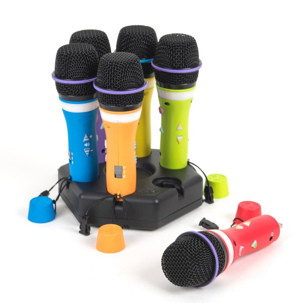 Easi-Speak Bluetooth Mikrophon 6 Stk - regenbogenfarbig